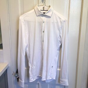 Hugo Boss - Long sleeve button up white shirt - Size S - slim fit